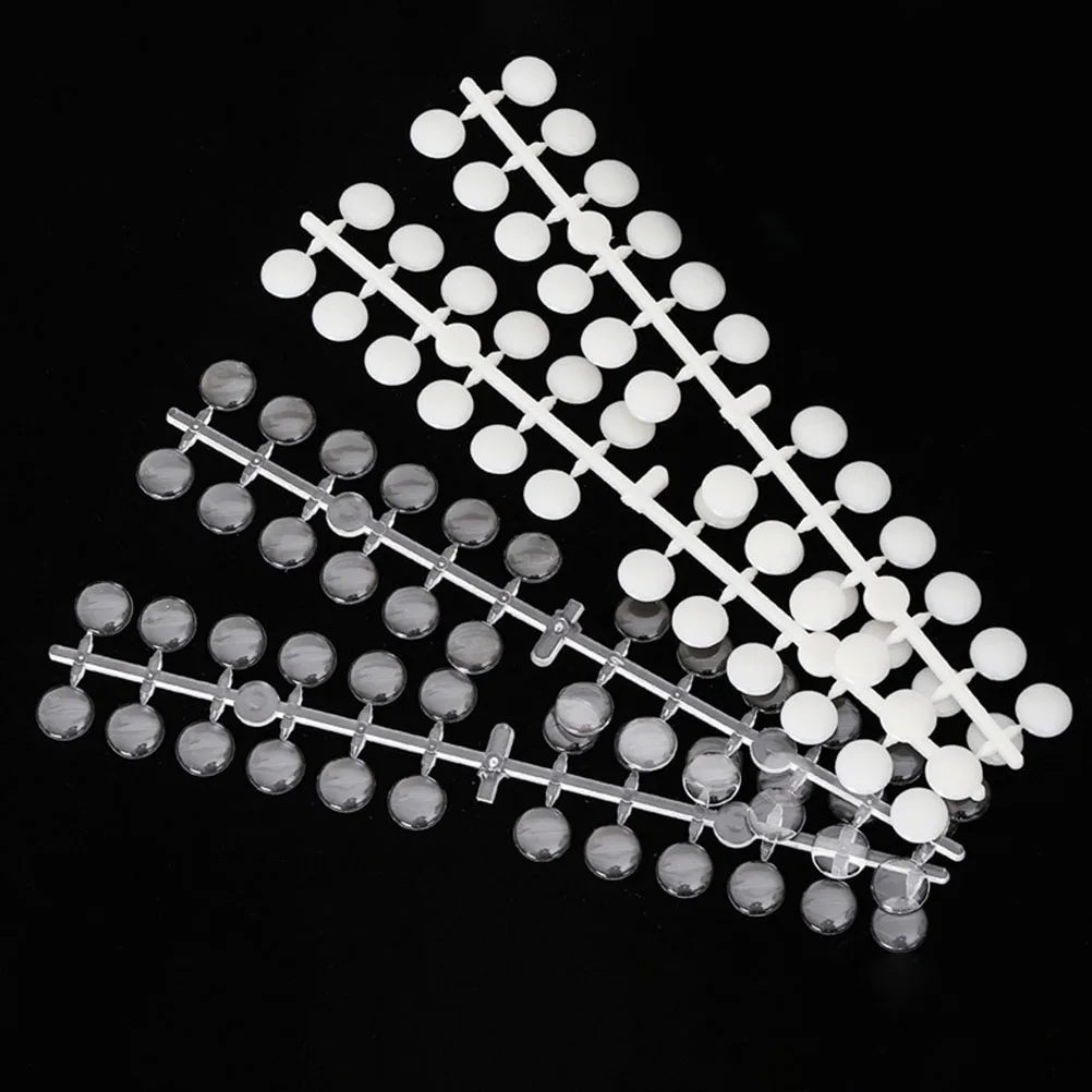 

240 Pcs Sample Display Boards Manicure Showing Accessory Smooth Shape Easy Use Durable Clean Storage Carry Art Supply Nail Piece
