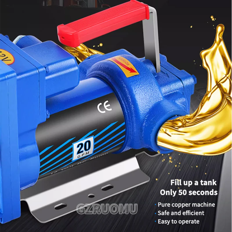 

Automobile Oil Electric Oil Well Pump Oil Refueling Pump 12V 24V 33-40L/min Small Engine Oil Changer Portable Gear Oil Pump