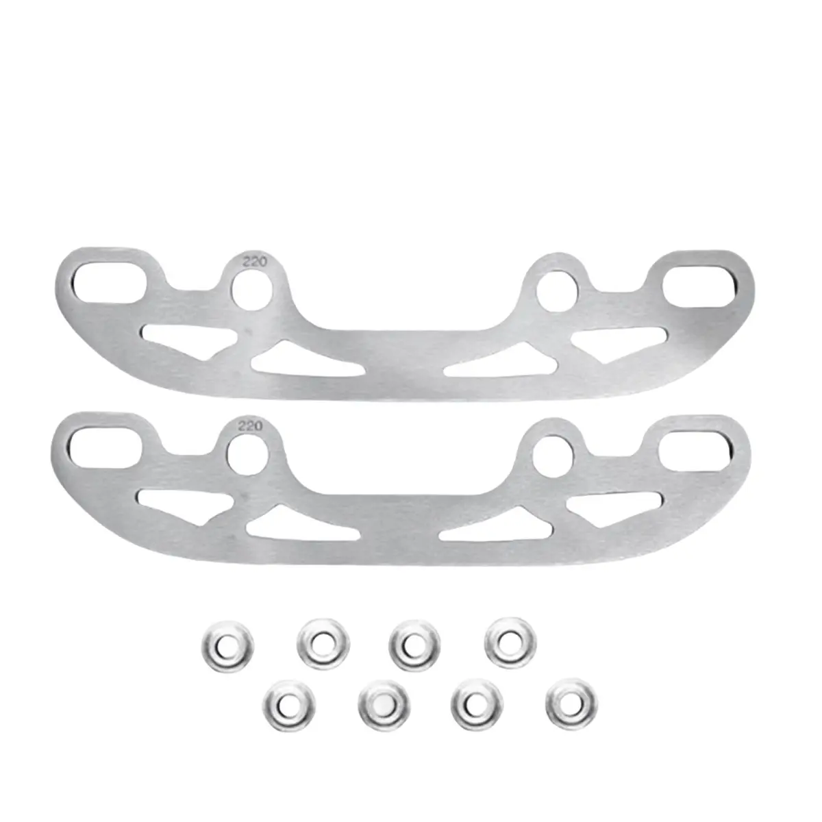 AT33 220mm Ice Skating Blade Stainless Steel Inline Figure Skate Blade Skate Shoes Skating Replacement Blades
