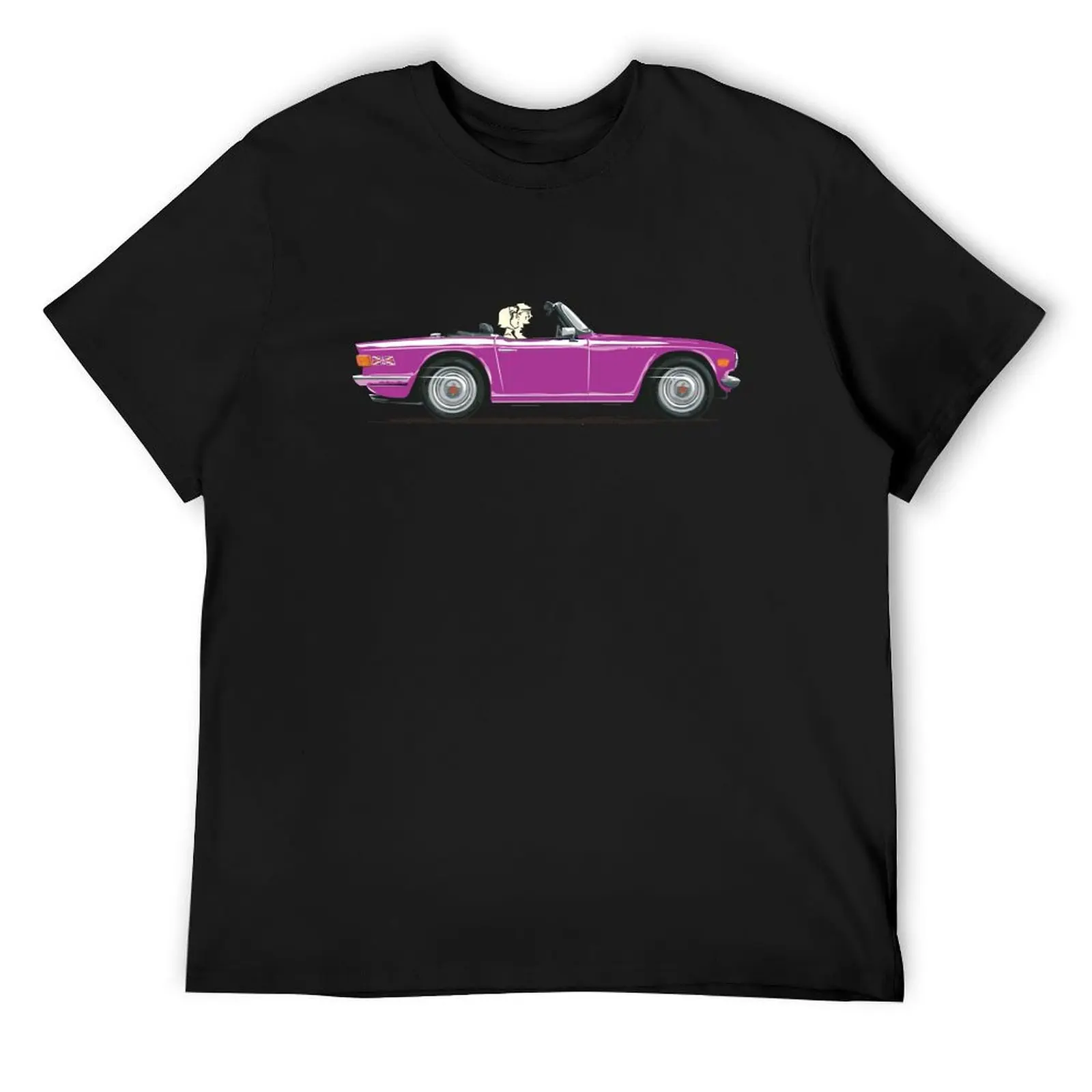 

Magenta color TR6 – the Classic British Sports Car T-Shirt for a boy anime stuff tops anime tshirt men clothings