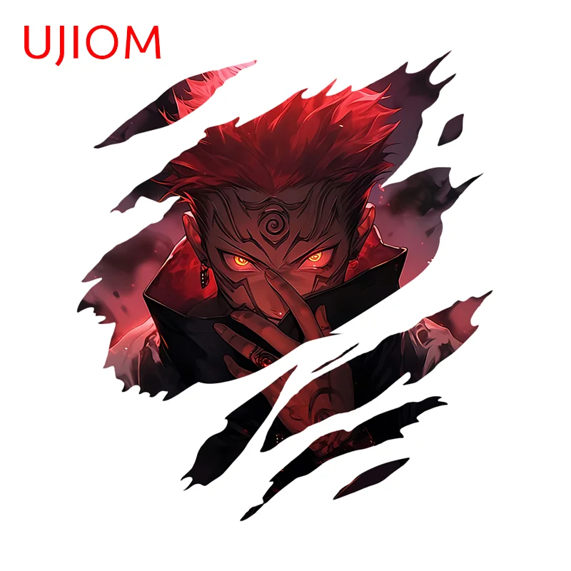 UJIOM Tear Unique Sukuna Wall Sticker Practical Attractive Amusing HD Pattern Decal Decorative Practical Charming Home Decor