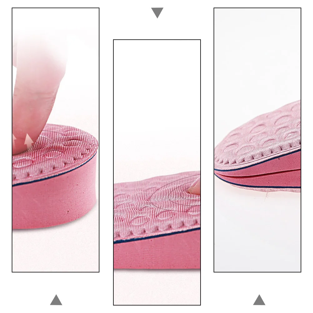 زيادة النعال، رفع الأحذية غير المرئية، وسادات كعب التدليك، ماصة للعرق، حشوات قابلة للتنفس للأحذية الرياضية