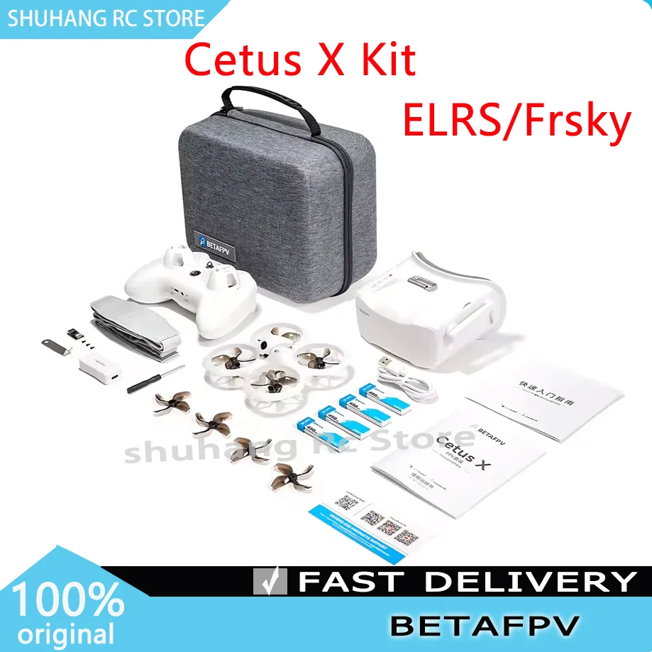 BETAFPV Cetus X FPV Kit Brushless Quadcopter Frsky/ELRS 2.4G Version FPV Racing Camera Helicopter Drone Quadcopter Analog VTX