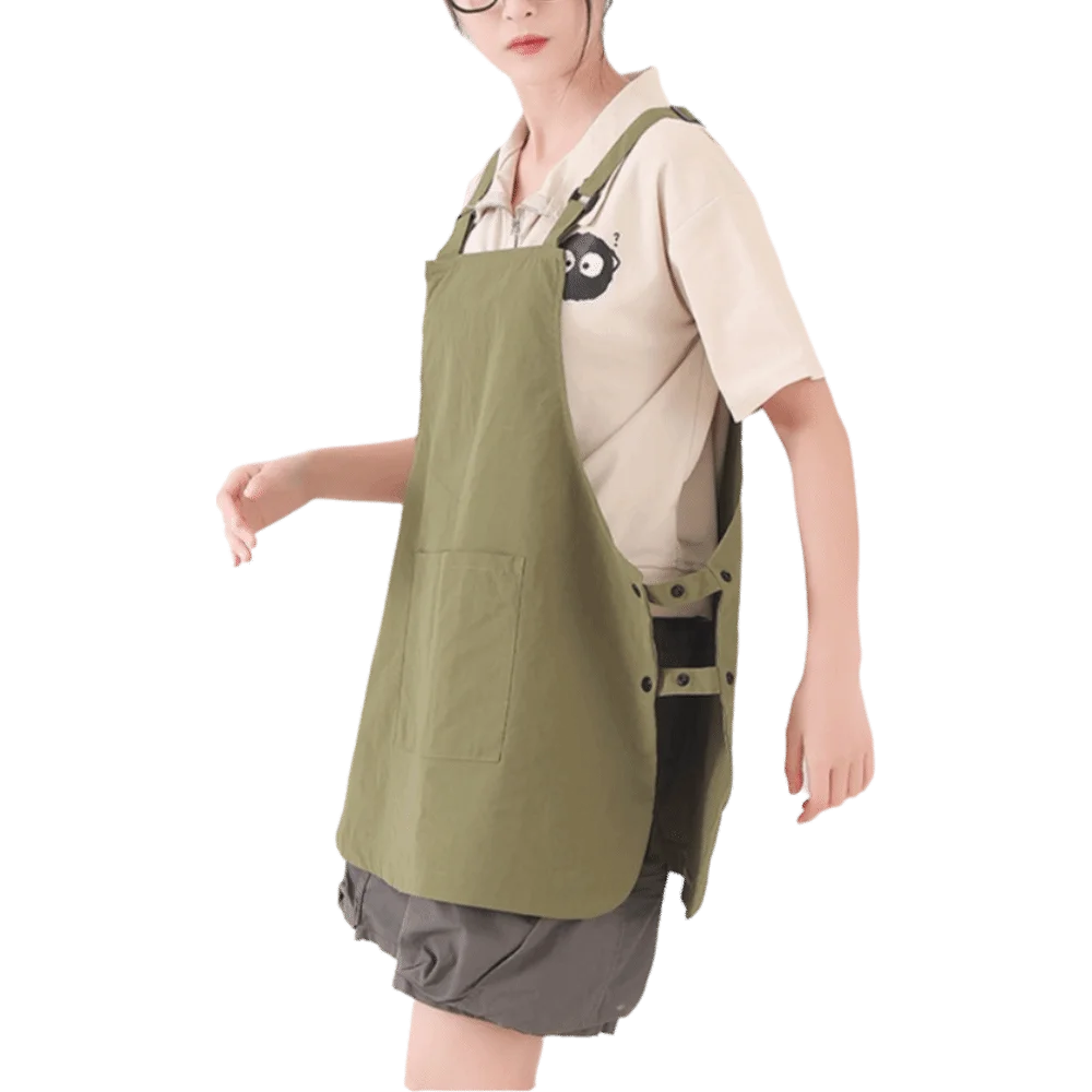 

Japanese Household Kitchen Apron Adjustable Catering Workwear Waterproof Work Clothes Unisex Anti-static Salon Barber Cape