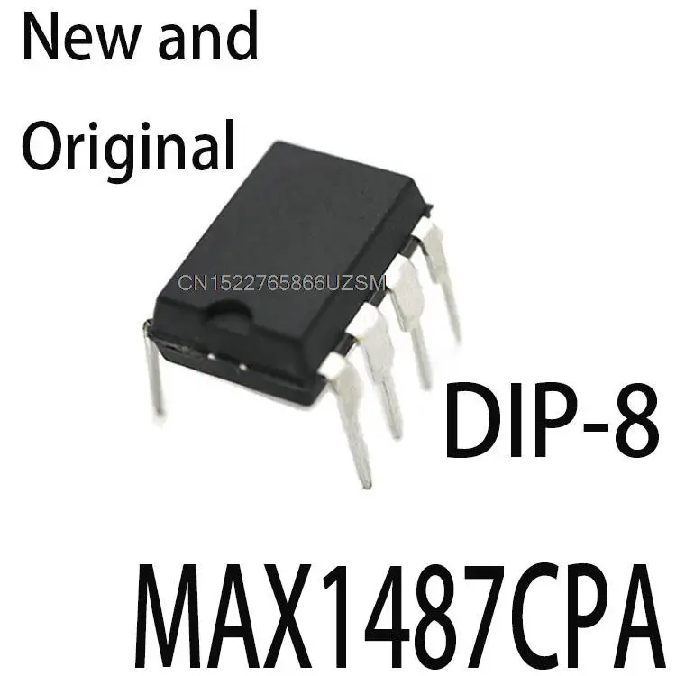 10PCS New and Original DIP8 MAX1487 DIP MAX1487EPA DIP-8 RS-422/RS-485 Interface IC RS-485/RS-422 Transceiver MAX1487CPA