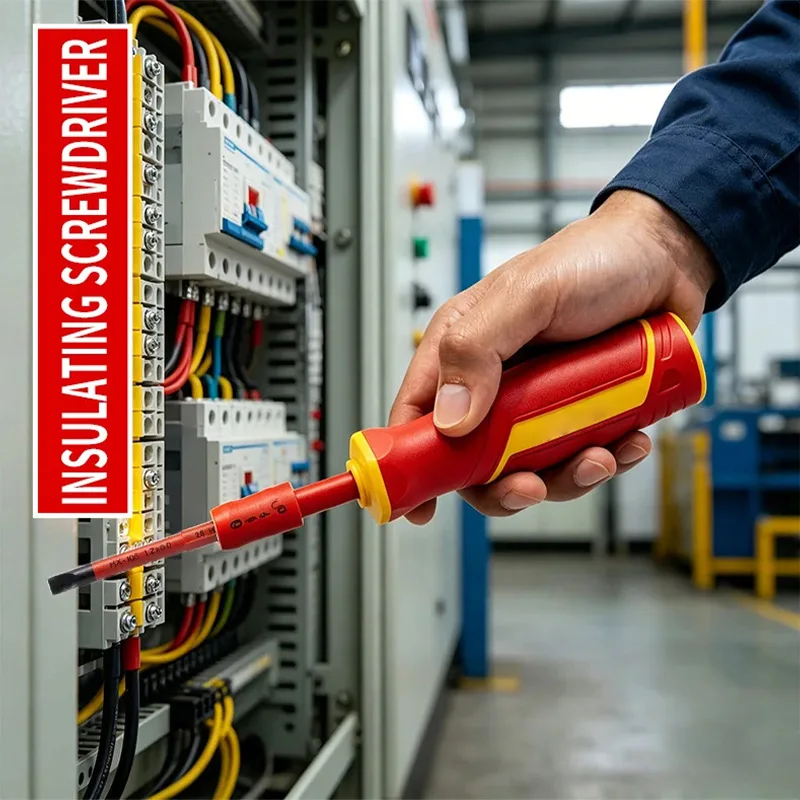 6-in-1 Insulated Screwdriver Set Interchangeable Batch Cross-shaped Electrical Tool Set Home Maintenance Electrical Work Tool