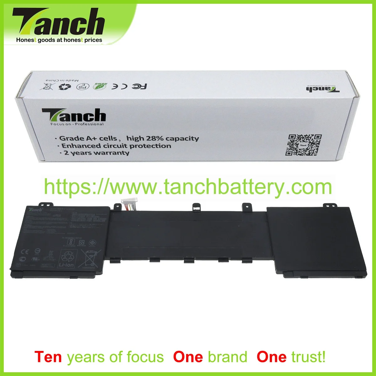 

Tanch Laptop Battery C42N1728 for ASUS 0B200-02520200 ZenBook Pro 15 UX580GE UX550VD UX550 GD UX534FT 15.4V 4cell