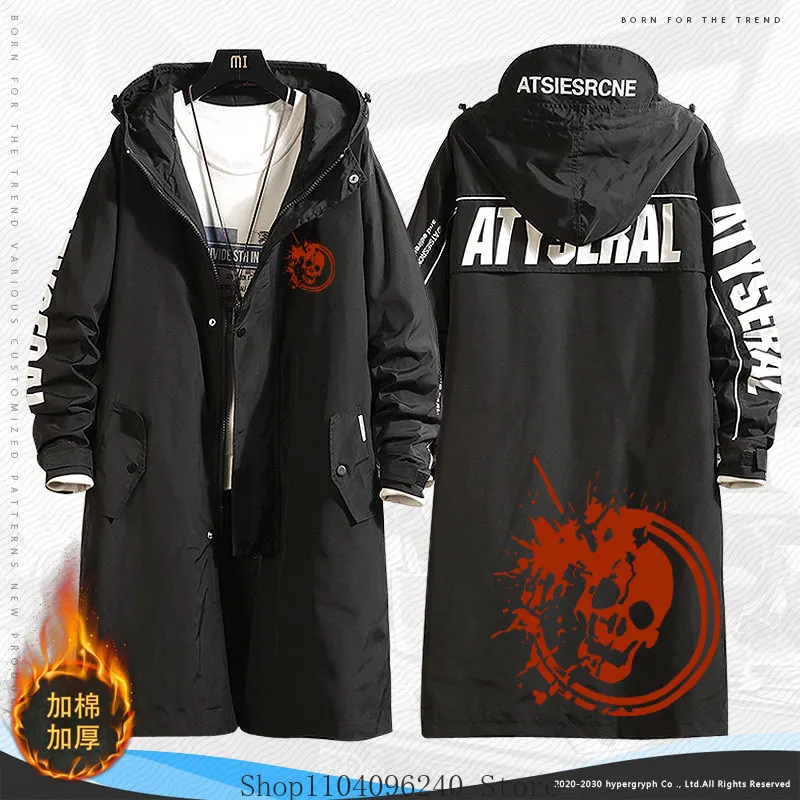 أزياء دانغانرونا ليون كواتا التأثيرية، سترة معطف طويلة كاجوال رائعة للجنسين