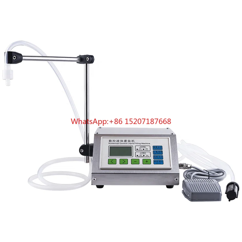 Semi Automatic 2-3500ml Digital Control Water Juice Milk Filler Liquid Bottle Filling Machine