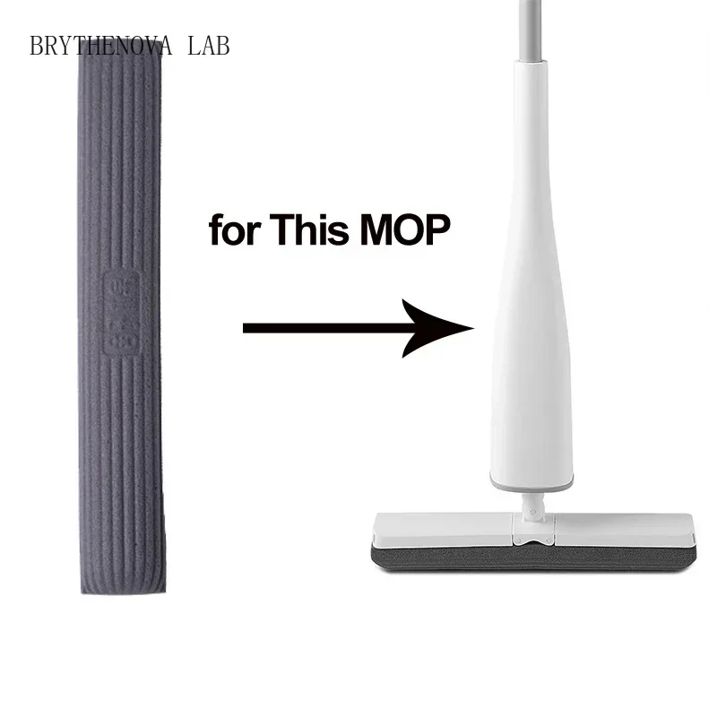 PVA Sponge Mop Heads Apply to Automatic Self-Wringing 360 Degree Rotating Mop Flat Free Hand Washing for Floor Clean