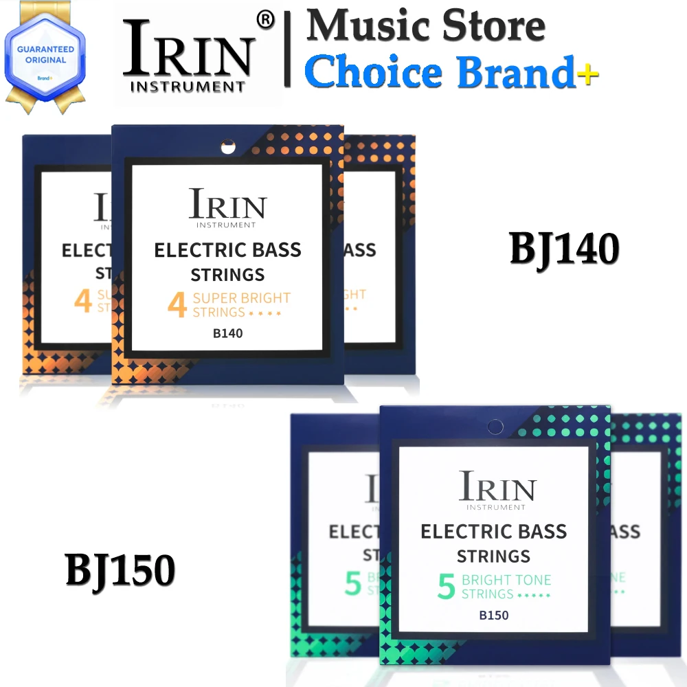 IRIN 4/5 Strings Electric Bass Strings Hexagonal High Stretch Alloy Beginner Pro Practice Strings Ideal for Electric Bass