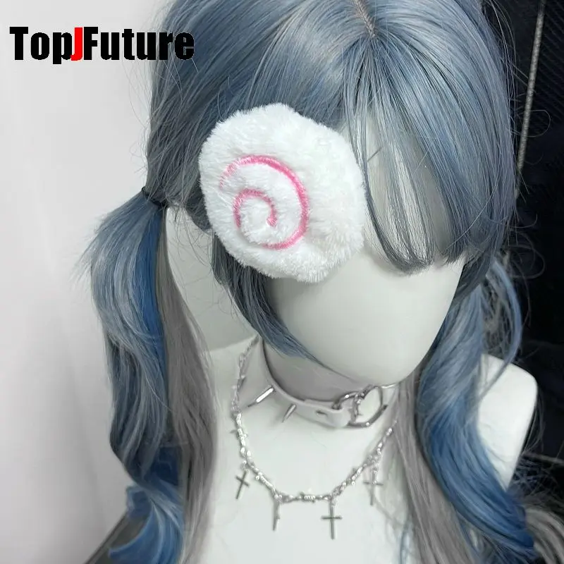 Fish plate angry rabbit sleepy sad cat hairpin home headdress soft girl cute anime hairpin banger Hair clip