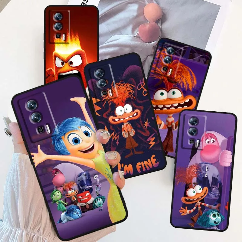 

Disney Inside Out emote Cute Phone Case For Xiaomi Redmi 12 13C 12C 13 10C 9T A2 9A 9C 7A Note 10S 8T 10 9 8 Pro 4G 5G Black