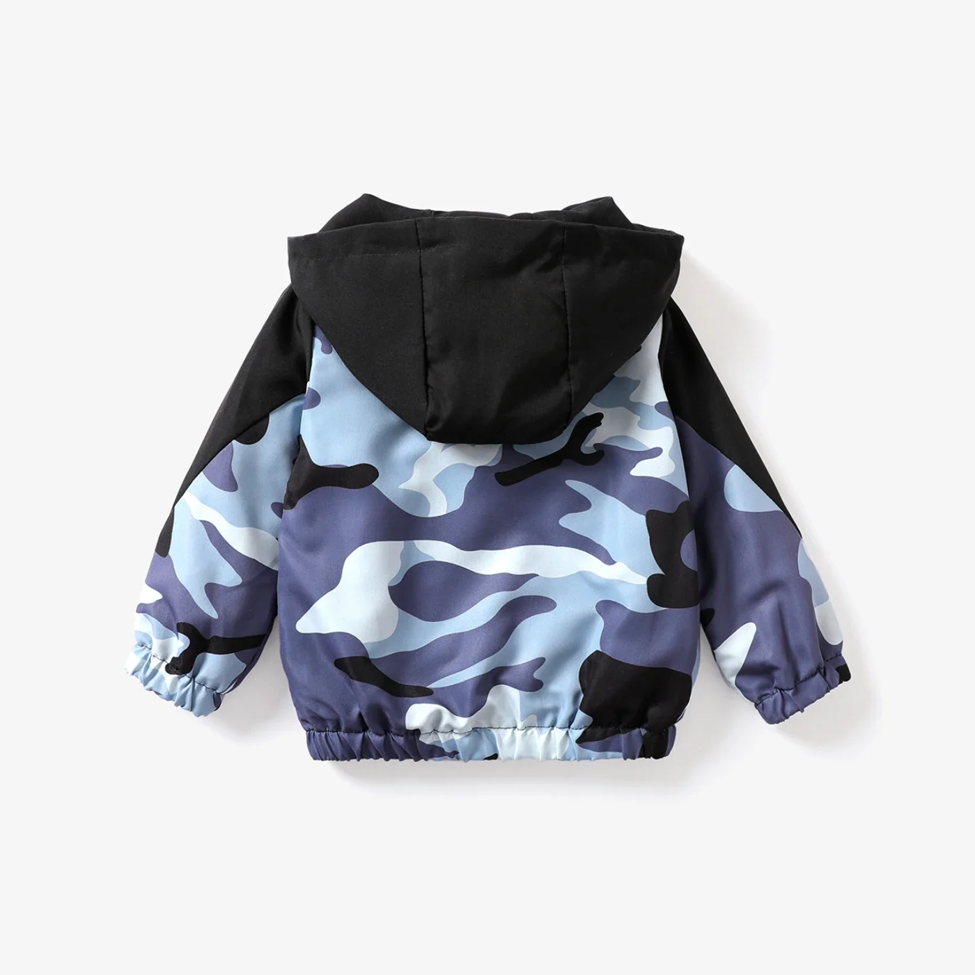 PatPat Toddler Boy Camouflage Digital Pattern Hooded Jacket Soft and Comfortable  Perfect for Outings and Daily Wear Basic Style