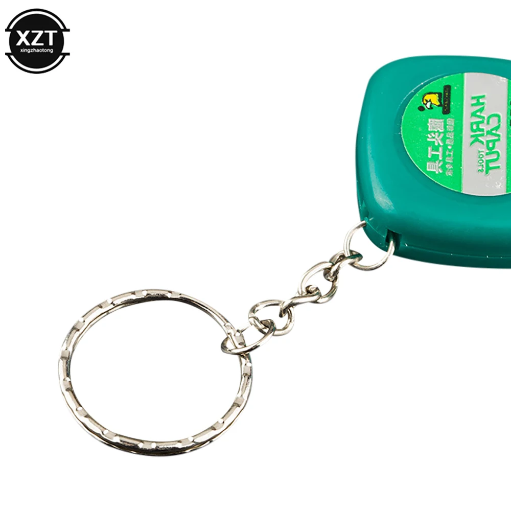 1 متر شريط قياس الفولاذ المقاوم للصدأ شريط قياس عالية الدقة قياس المحمولة المفاتيح شريط قياس أداة قياس