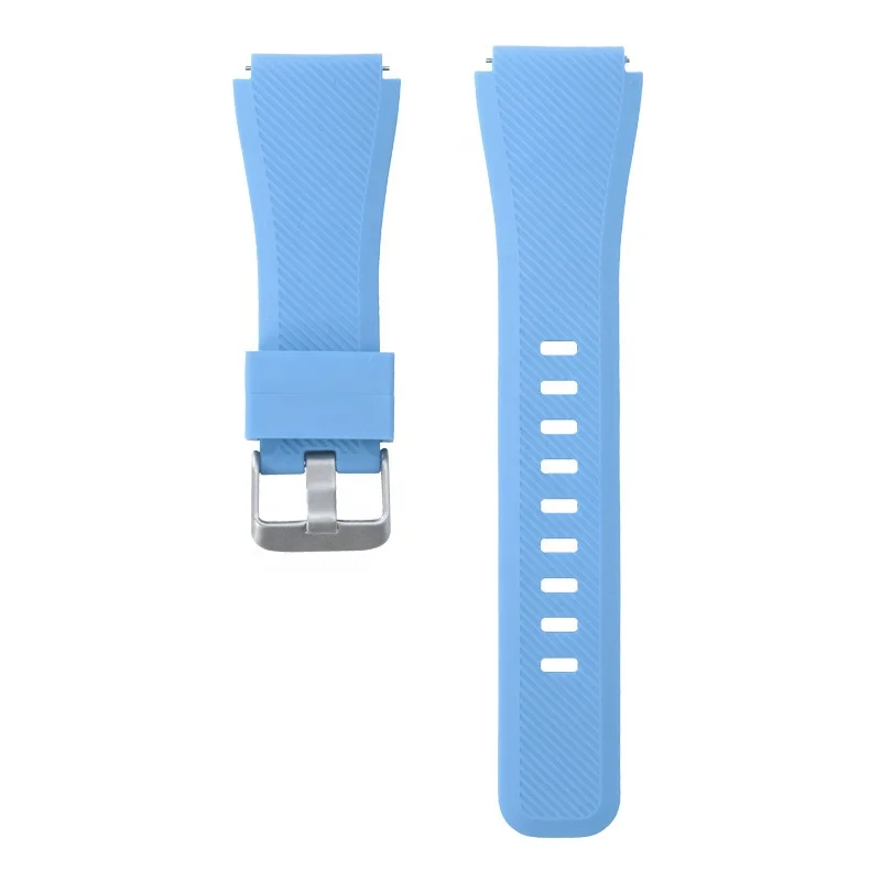 Solid color Silicone Sports Replacement watchband for Samsung Galaxy Watch 4 Active2 20/22mm
