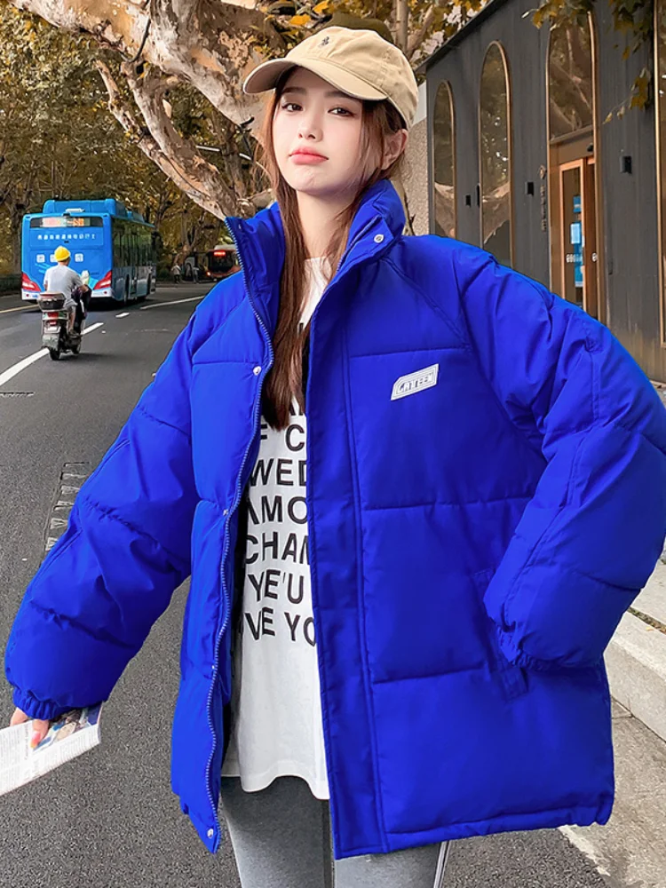 Autumn Winter Puffer Jacket Women Thicken Warm Loose Oversized Padded Coat Female Hooded Casual Korean Short Parkas Mujer