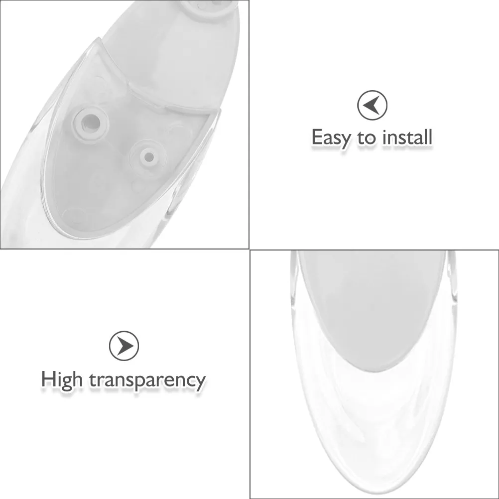 2Pcs Roller Blind Handle Clear Plastic Vertical Blind Accessories Replacement Parts for Window Shades Office Home Curtain Lift