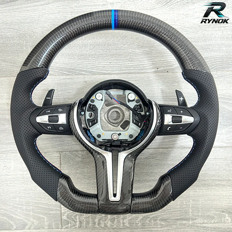Custom Carbon Fiber Steering Wheel for BMW F10 F18 5 Li F30 F35 3 Li F01 F02 7 Series Li F15 X5 F25 X3 F26 X4