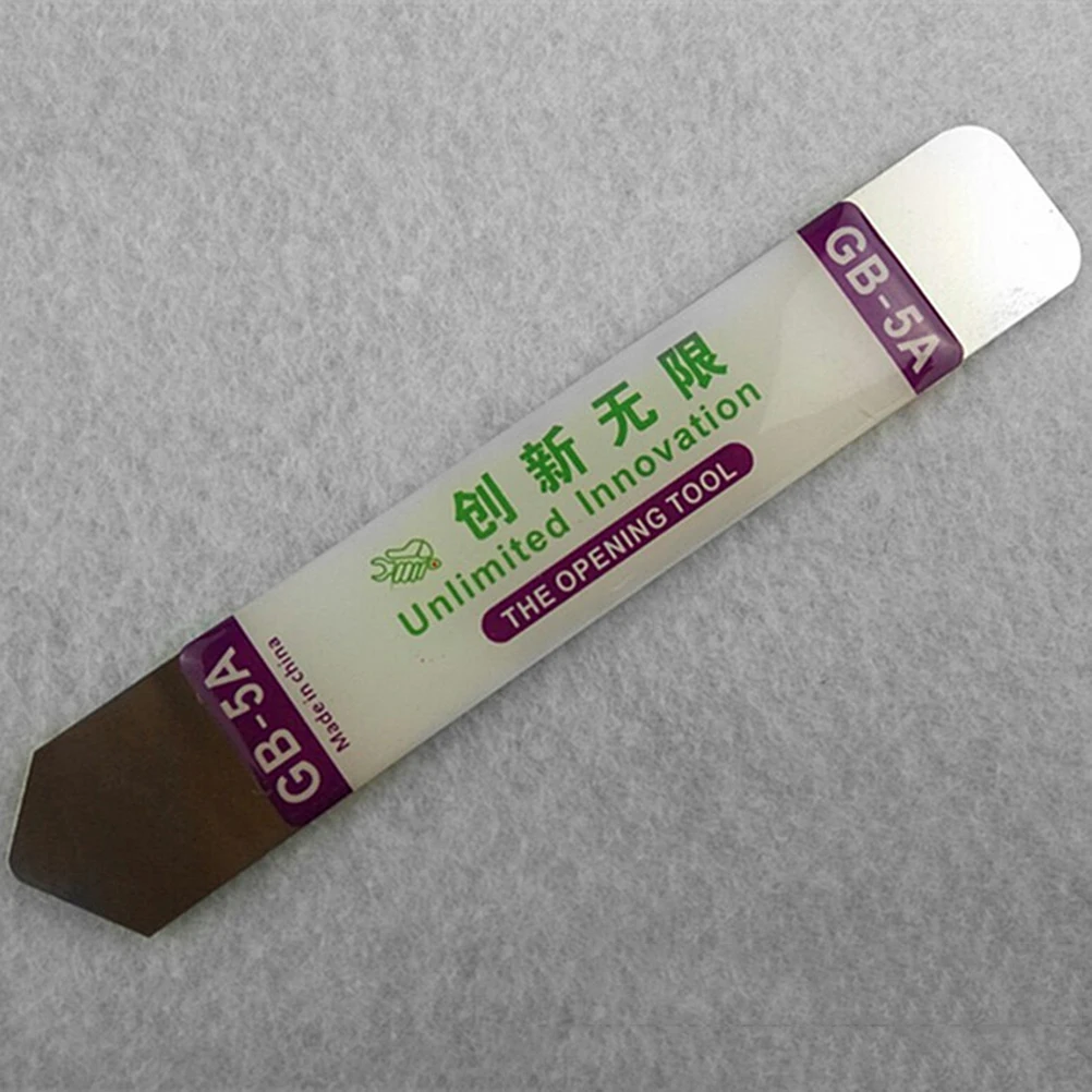 5 PCS Cell Phone Mobile Disassembly Electronics Opening Pry Tool Stainless Steel Tools for Silver