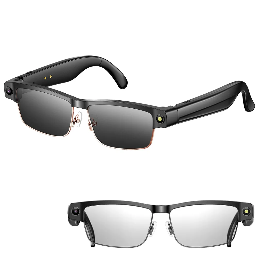 

800W Pixel AI Smart Glasses with WiFi - Real - Time Translation, Sunglasses Style, AI Object Recognition & Smart Photography