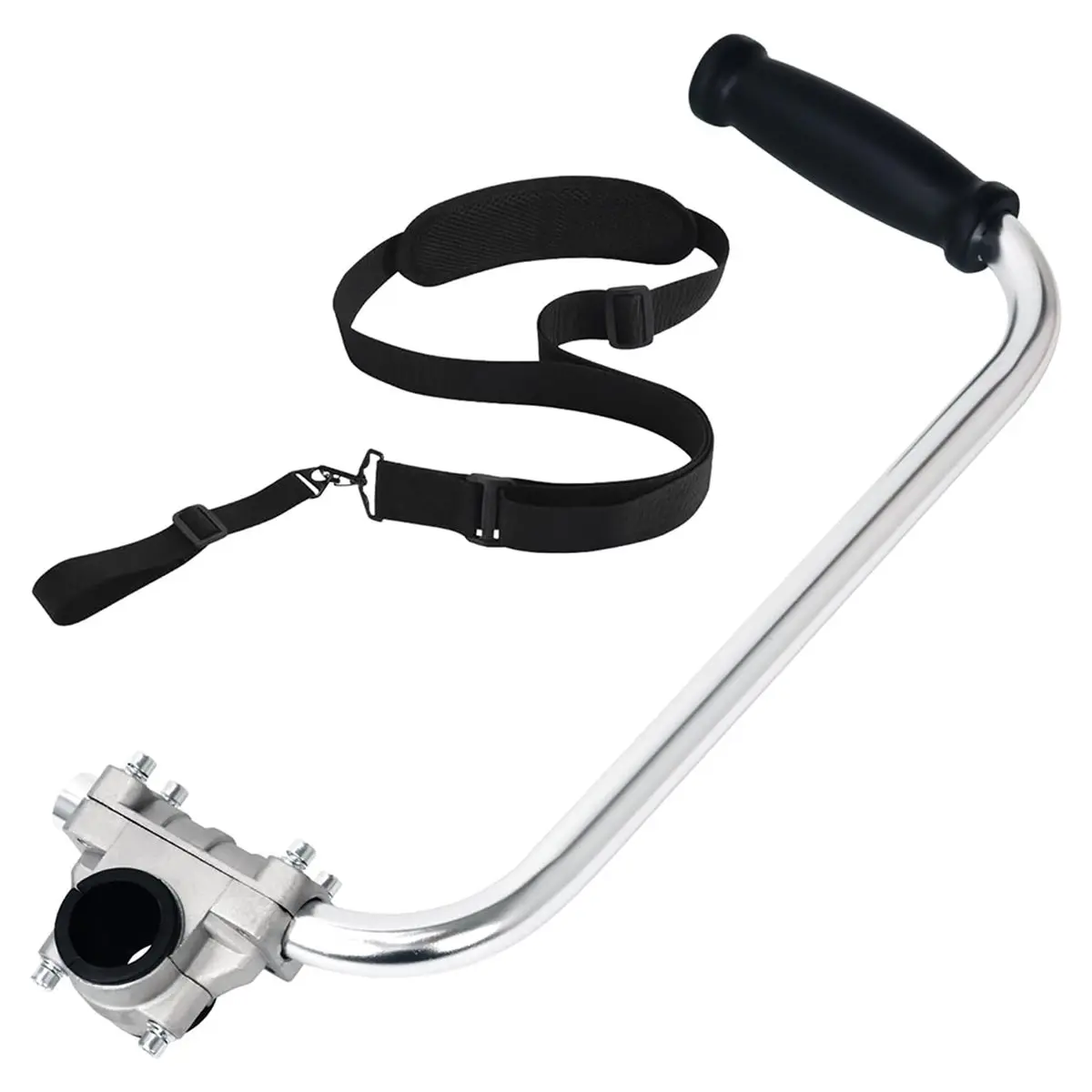2026 Trend Weed Eater Support Handle for Lawn Mower Weed Eater Parts Aluminum Trimmer Grip for Lawn Care with Shoulder Strap
