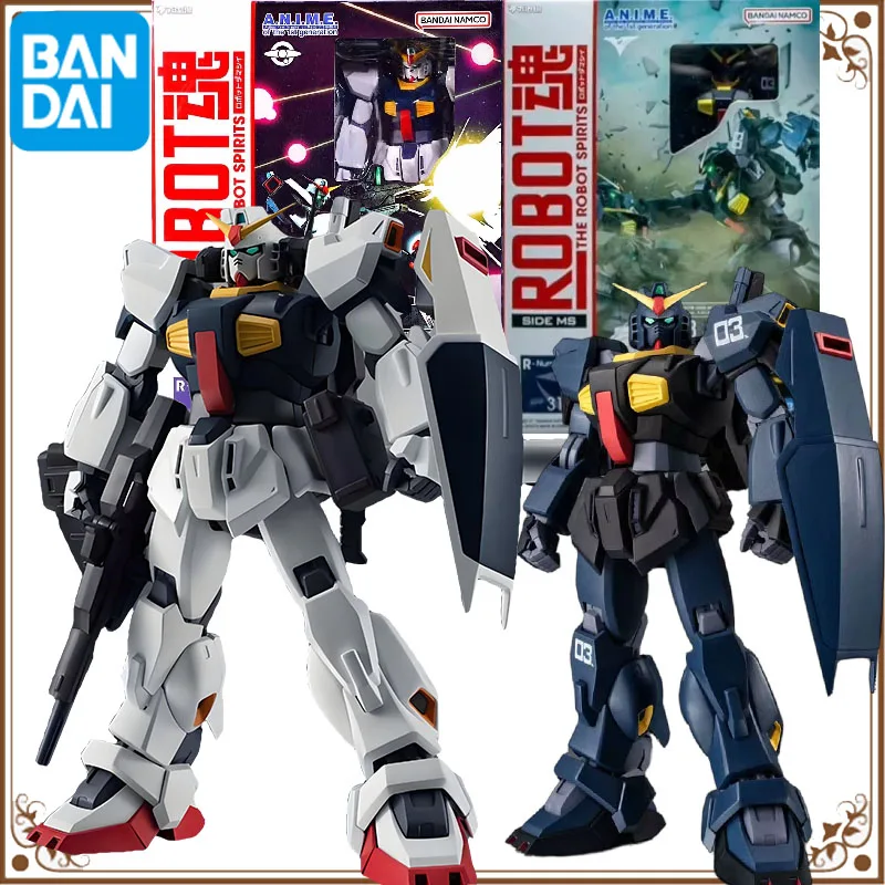 Bandai Original Model Kits ROBOT Anime Action Figure RX-178 GUNDAM MK-II Ver.  A.N.I.M.E. Model Toy Gift for Boys