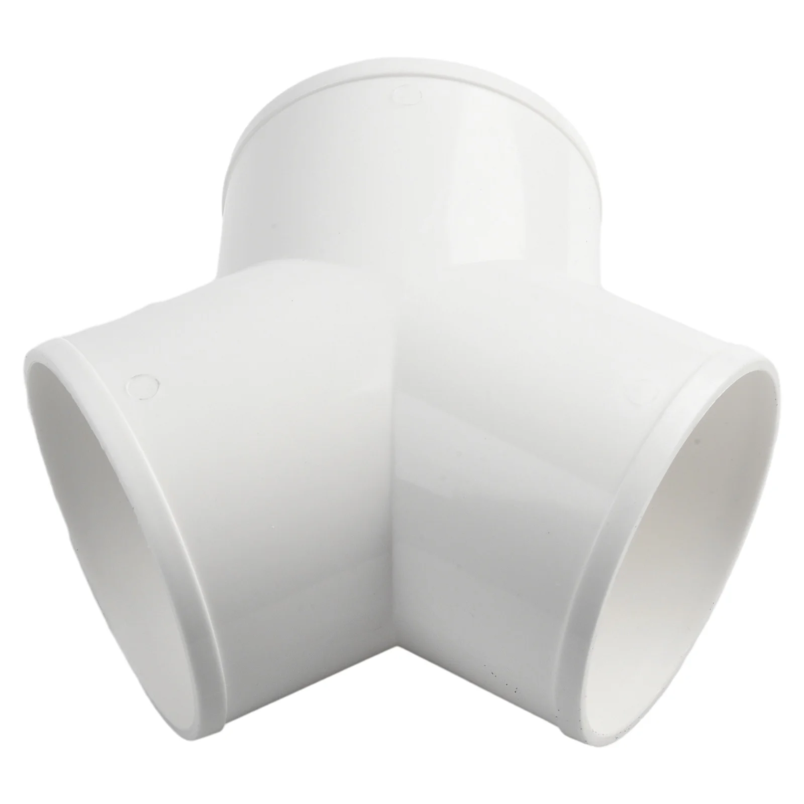 4in ABS مجاري الفاصل موصل T/Y الشكل لمروحة النازع وأنابيب التهوية مانعة للتسرب لتوزيع تدفق الهواء الآمن #2