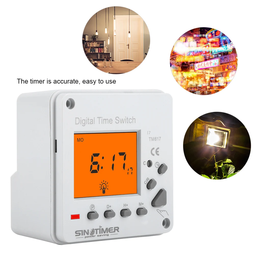 Picture 3: Digital Electric  Programmable Smart Control  Timer with Backlight Display Digital Timer Smart Timer Electric Timer