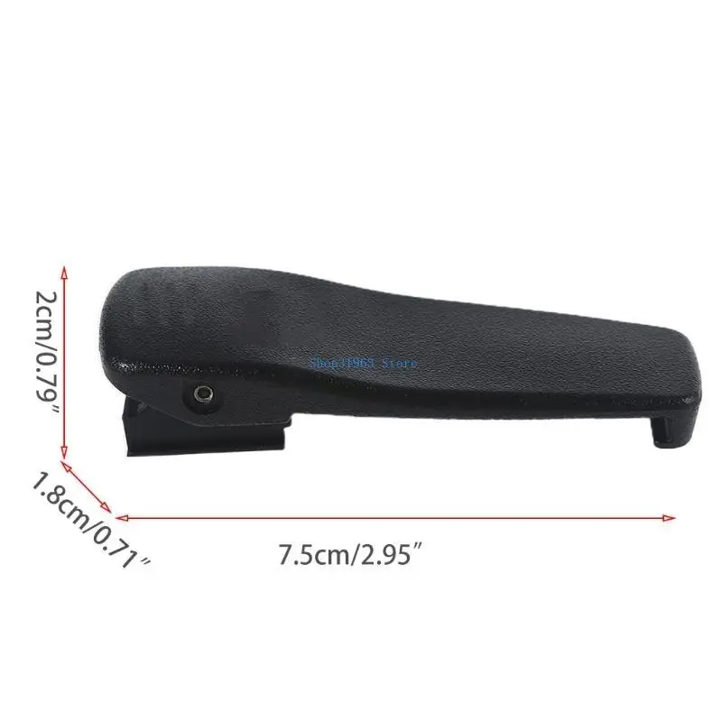 L4MA Black Spring Action Belt Clip for EP450 DEP450 GP63, GP68 Two-Way Radio