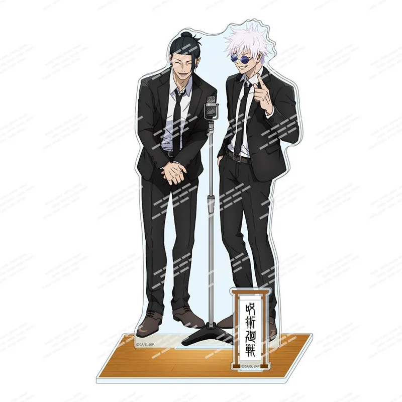 Animation Derivatives Acrylic Standing Plate Cross Talk Style Itadori Yuji Fushiguro Megumi Gojo Satoru Cadeau Maitresse Ecole