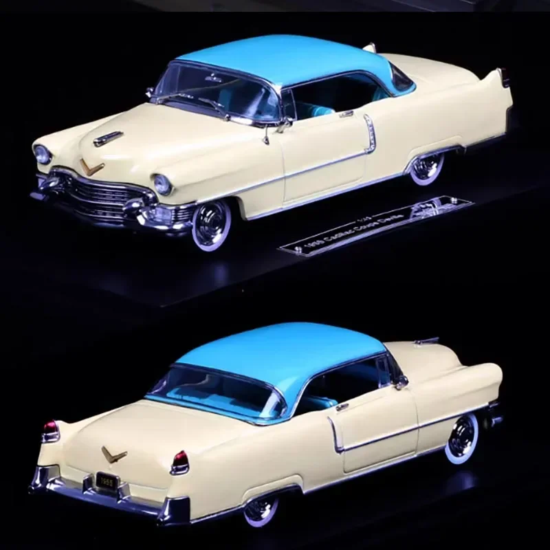 GFCC 1:43 1955 Cadi Coupe Deville Vintage Cars Alloy Car Model Diecast Classics Adult Souvenir Gift Static Display