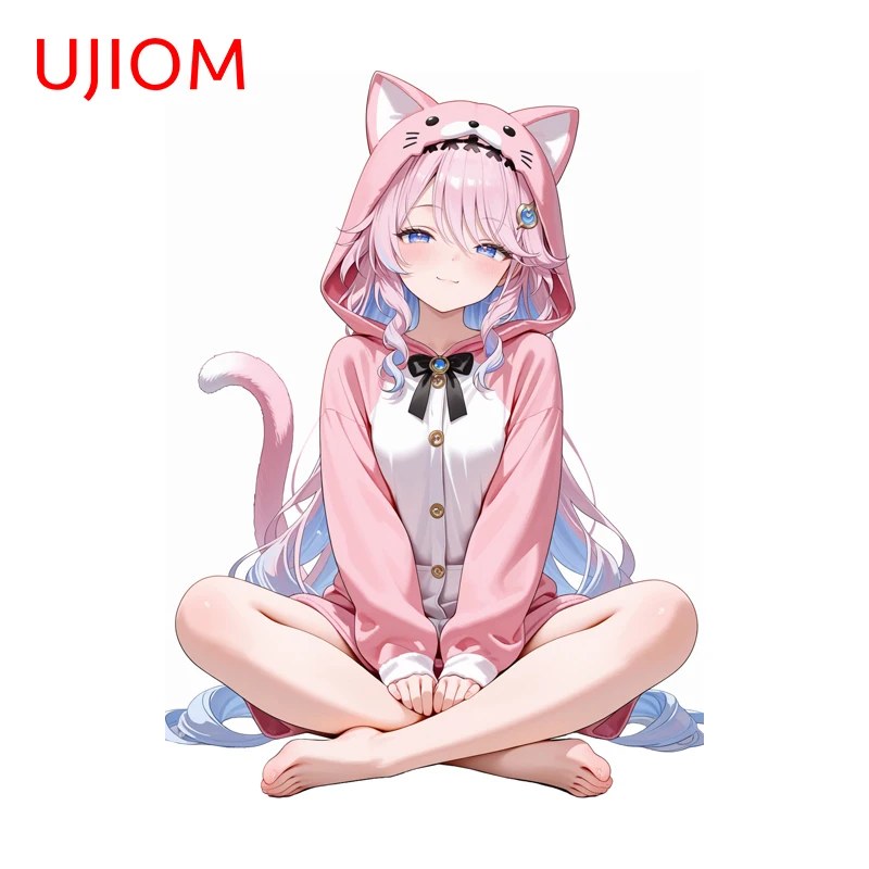 UJIOM Furry Denia Wall Sticker Wuthering Waves Waifu Uncensored Sunscreen PVC Decal Cupboard Vestibulec Decoration Accessories