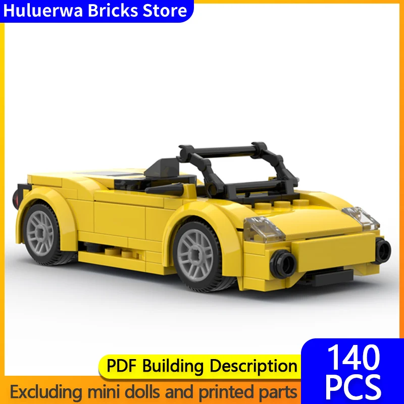 

Speed Hypercar Model MOC Building Bricks 360 Modena Convertible Sports Car Modular Technology Gifts Holiday Assemble Toys Suit