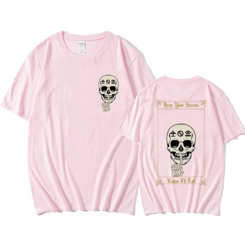 Rock Band Bad Omens A Tour of The Concrete Jungle Vintage T-shirt Men's Clothing Hip Hop Gothic Harajuku T Shirt Short Sleeve