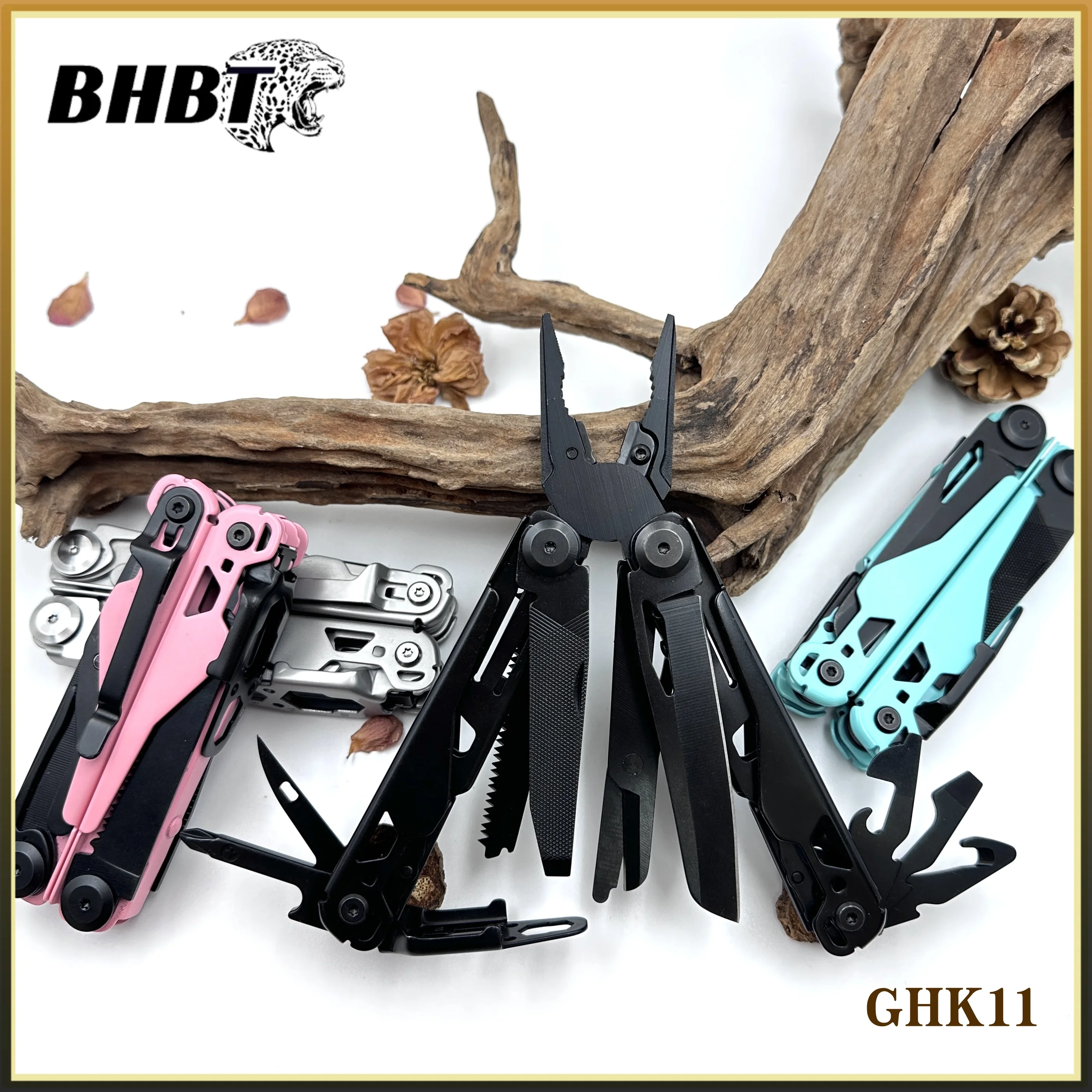 

BHBT 19-in-1 Multi-Tool Folding Pliers Scissors Outdoor Camping, Survival EDC Home Repair Multi-functional Tools