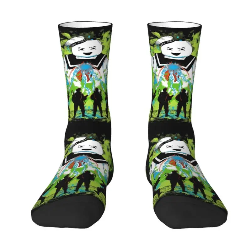 Cool Men's Ghostbusters Busters Dress Socks Unisex Warm Comfortable 3D Print Supernatural Ghosts Movie Crew Socks