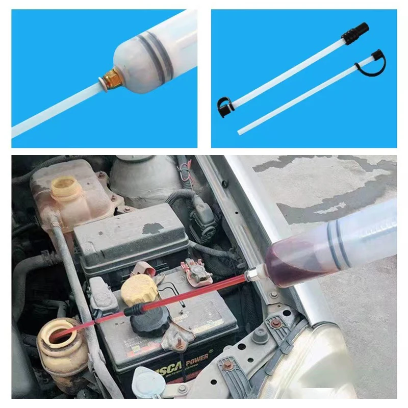 200ml Car Oil Fluid Extractor Auto Air Pump Filling Syringe Bottle Transfer Automotive Fuel Extraction Hand Pump Dispenser Tools