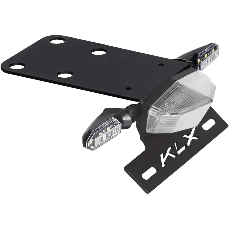 

For KLX300/300SM 2021-2023 KLX250 2009-2022 250S/SF 2009-2015 Motorcycle Fender License Plate Holder LED Tail Light Turn Signal