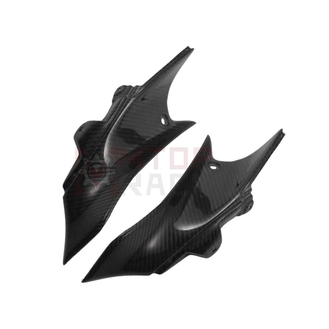 Motorcycle Carbon Fiber Tank Side Cover Driver Seat Fairing For Honda CBR250R 2011 2012 2013 2014 ABS