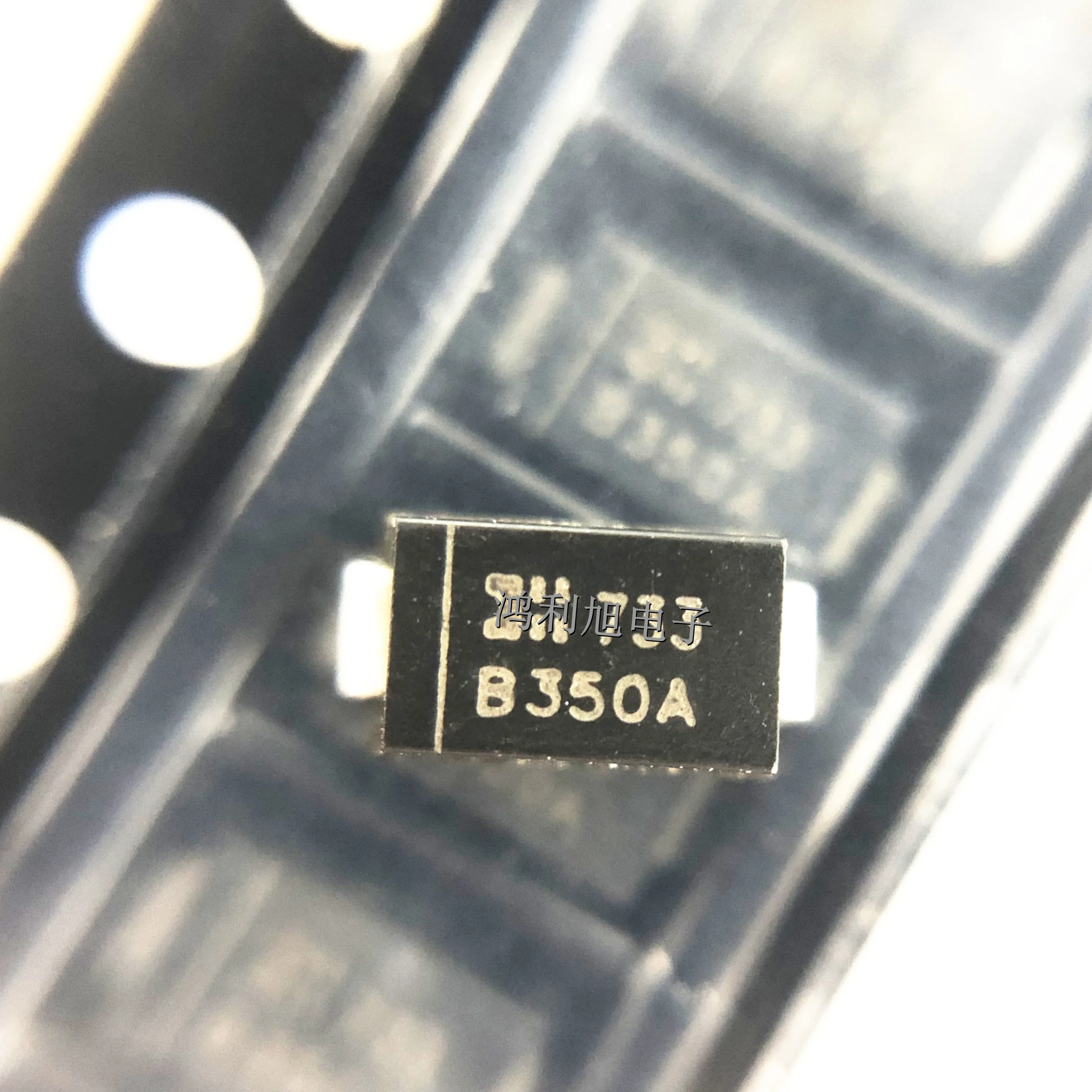 50PCS/Lot B350A-13-F MARKING:B350A Diode Schottky 50V 3A 2-Pin SMA T/R