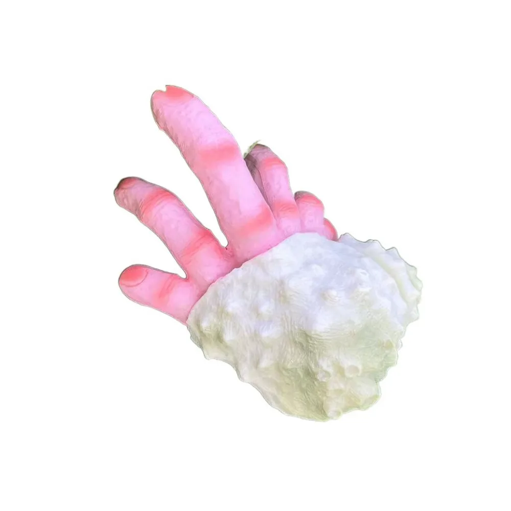 

Realistic Resin Finger Crab Simulation Conch Shell Parasitic Finger Crab Colorful Snail Hermit Crab Toys Landscaping Decoration