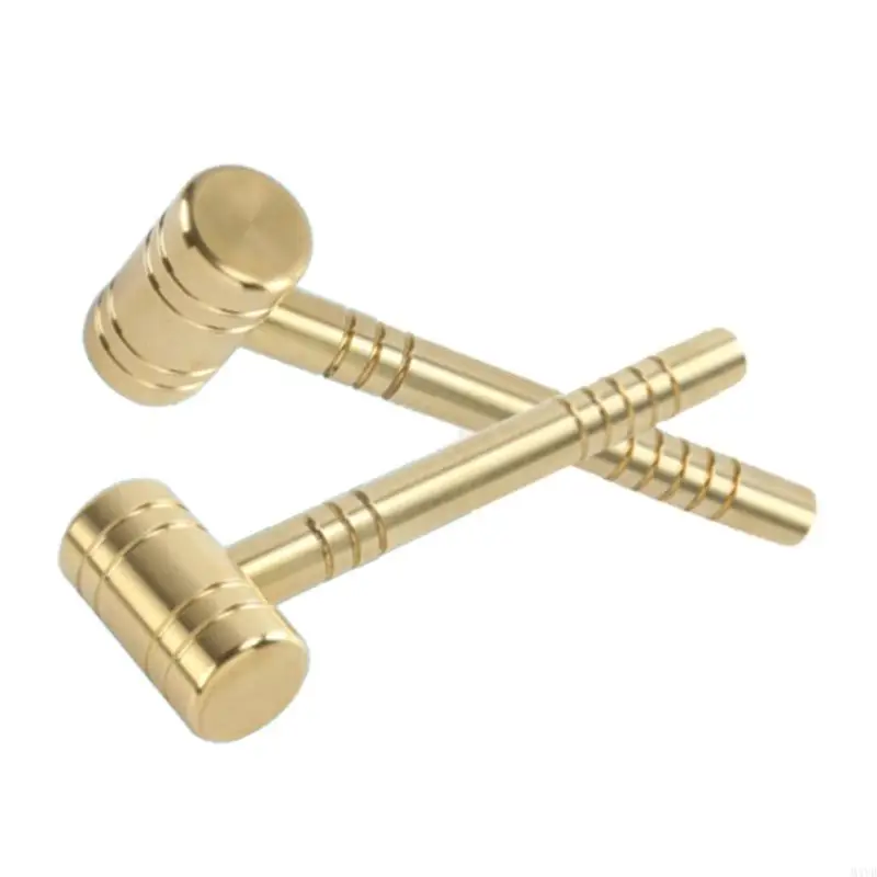Small Brass Hammer Copper Ergonomic Handle For Clock Watch Electronics Repairing Hammer Hand Tool Multifunctional M4YD