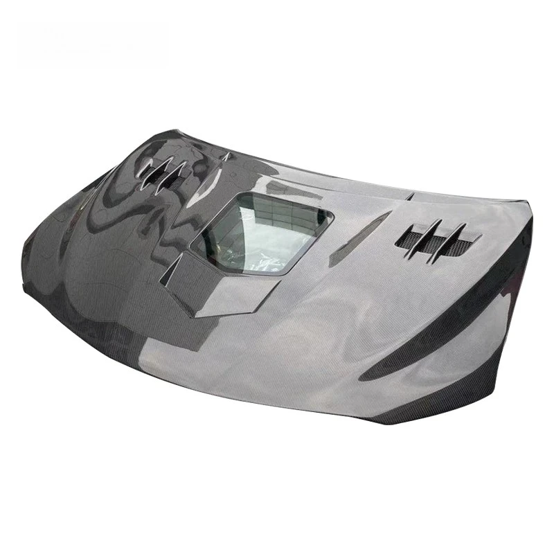 

Carbon Fiber Bonnet Hood Scoop Car Engine Cover For Toyota Camry 8th Gen 2017-2022 Arc Style Transparent Carbon Fiber Front Hood