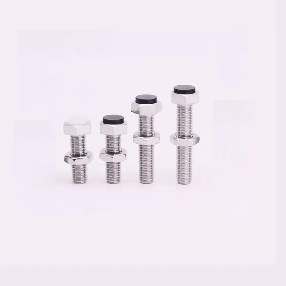 Stop Bolt With Polyurethane Buffer Positioning Screw Outer Hexagon M3/4/5/6/8/10/12