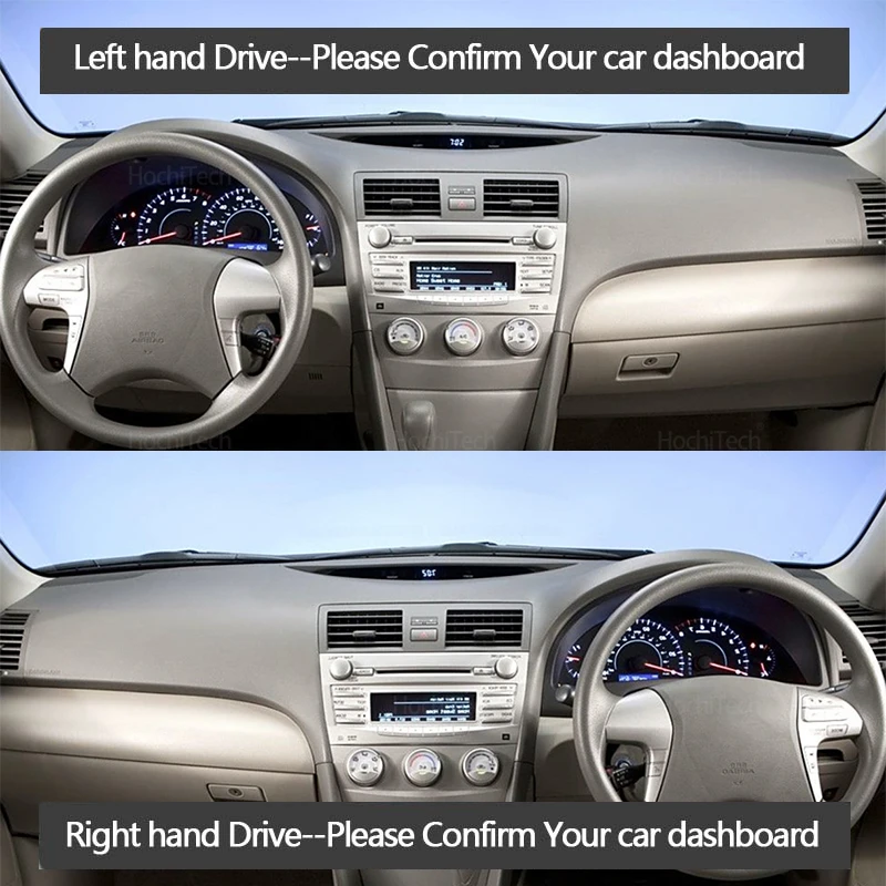 Accessories Auto Dashboard Cover Dash Mat Board Pad Carpet Dashmat Anti-UV Mats For Toyota Camry Sedan SE XLE XV40 2007~2011