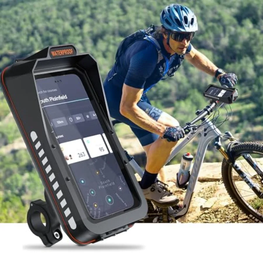 

Водостойкий держатель для телефона на мотоцикле с солнцезащитным козырьком от дождя для надежного крепления смартфона на руле, совместимый с se