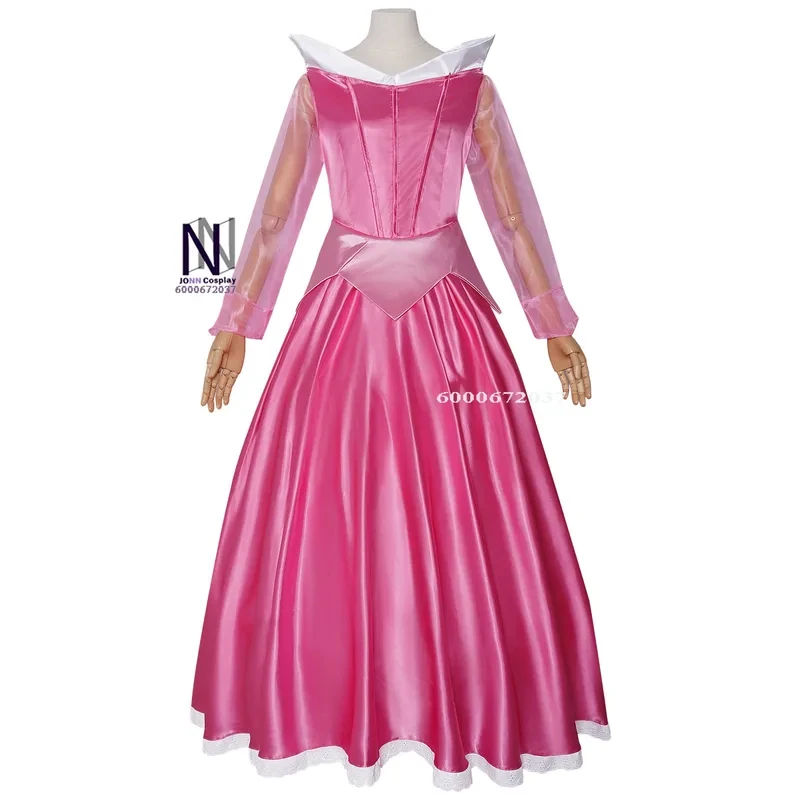 

Hot Character Role Playing Costume Blue & Pink Princess Dress Full Set Comic Con Party Anime Clothes (Female Kidr;5'b\7,k/