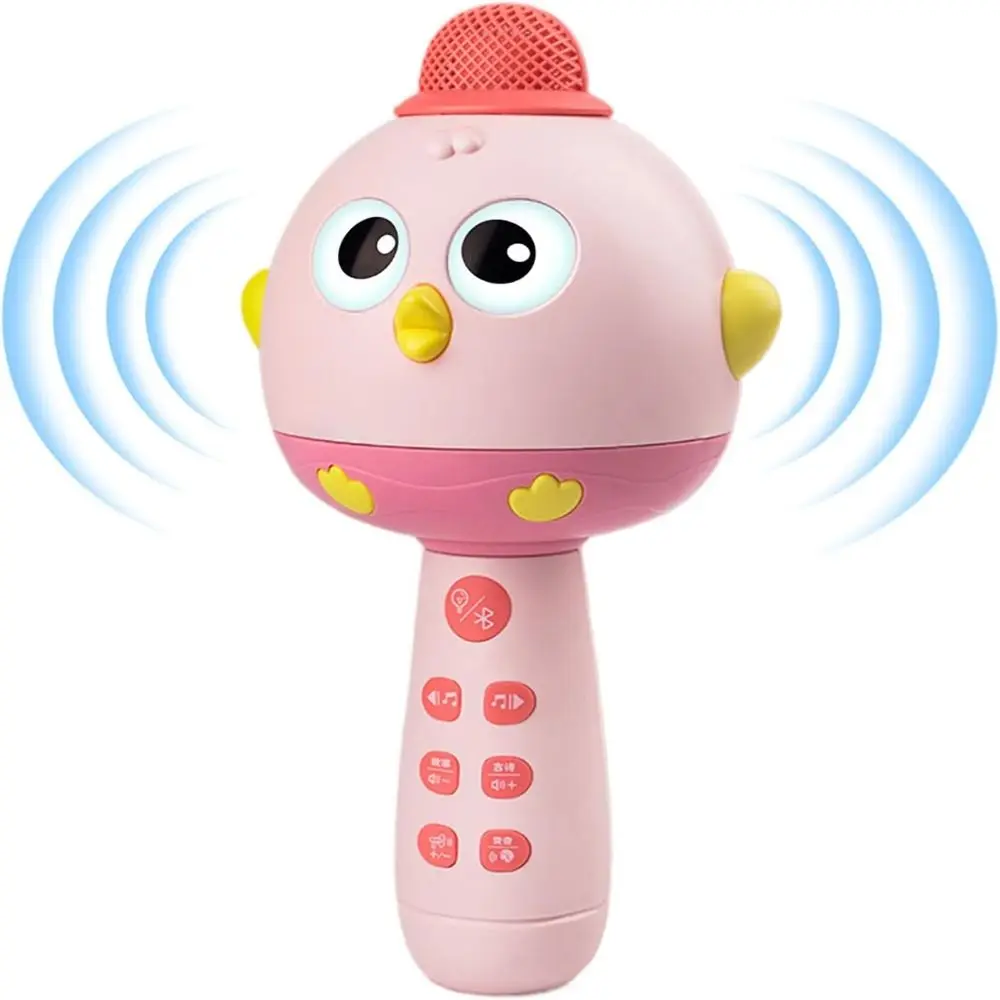 Microfone Sem Fio para Crianças, Música Bluetooth, Karaoke Educacional, Máquina de Cantar Portátil para Festas em Família