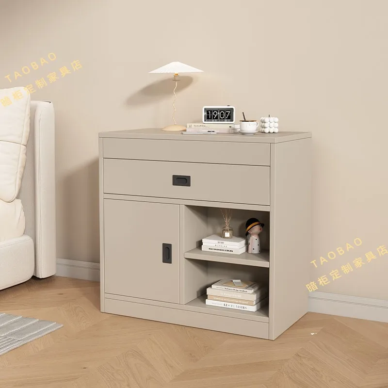 Concealed Locker Multifunctional Concealed Drawer TV Cabinet Household Storage Dark Layer Concealed Safe Cabinet
